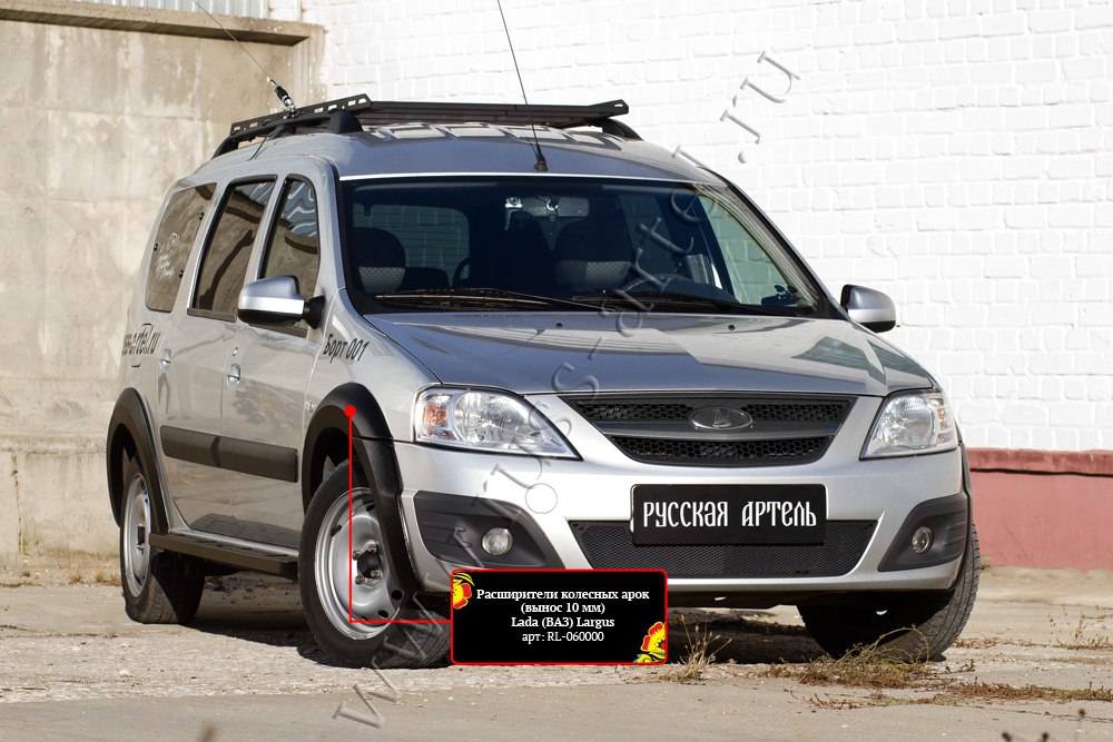 Расширители колесных арок Lada (ВАЗ) Largus