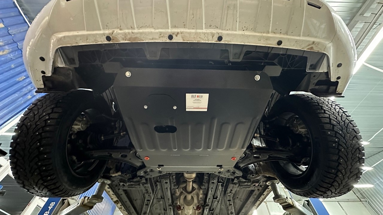Haval Jolion установка защиты двигателя и коробки передач